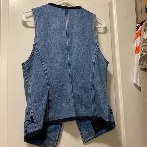 Rocco Barocco Vintage denim vest size 42 (italian) - Picture 9 of 9